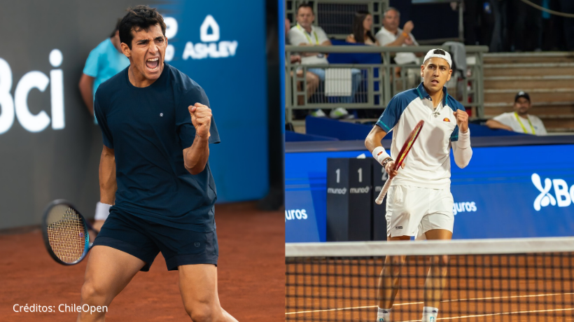 La primera ronda de los tenistas nacionales en el ChileOpen