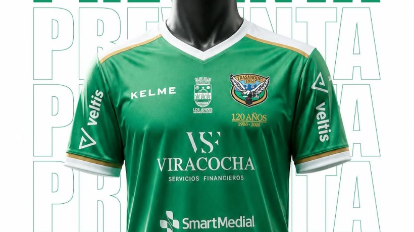 Trasandino lanza a la venta su camiseta oficial 2026: precio, tallas y preventa disponible
