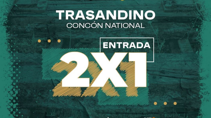 Trasandino anuncia promoción 2×1 para el partido ante Concón National