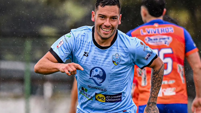 Matías Leiva brilla en Quintero Unido y alcanza los 20 goles en la Tercera A